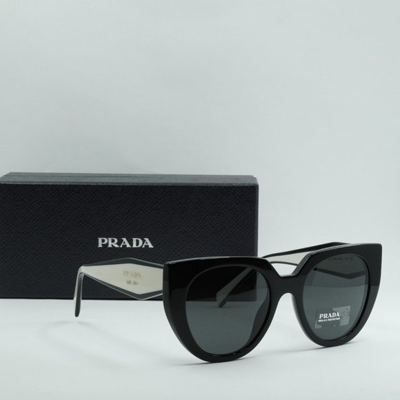 FINAL PRICE NEW PRADA PR14WS 09Q5S0 BLACK DARK GREY SUNGLASSES - Picture 12 of 12